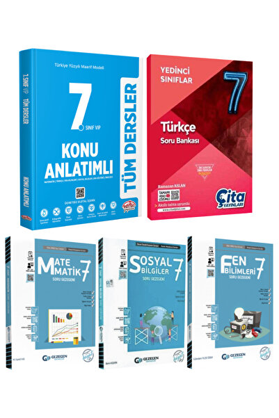 Editör Yayınevi 7. Sınıf Tüm Dersler Konu Anlatımı+ Türkçe - Matematik - Sosy...