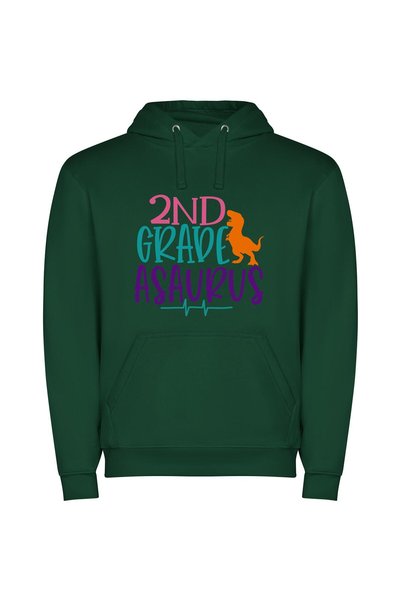 iLovePrints Dino Grade 3022: Asuras Φούτερ με κουκούλα σε χρώμα Πράσινο