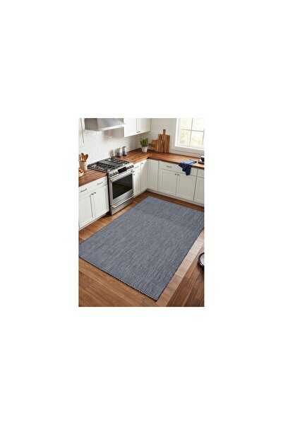 Vivense FRESCO EKRU LACİVERT YIKANABİLİR HALI 20522A, 50X80