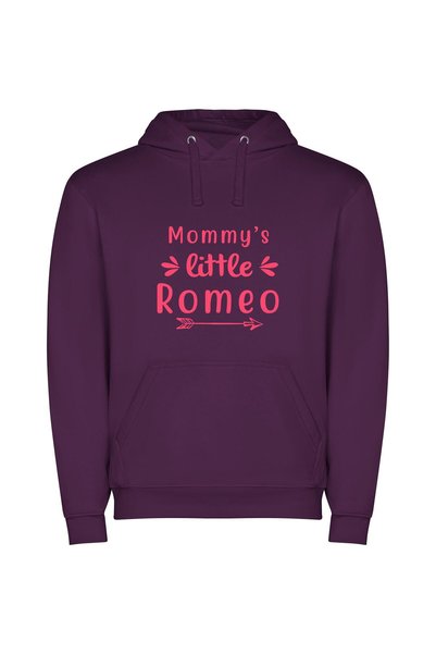 iLovePrints Charming Ray of Love Φούτερ με κουκούλα σε χρώμα Μωβ