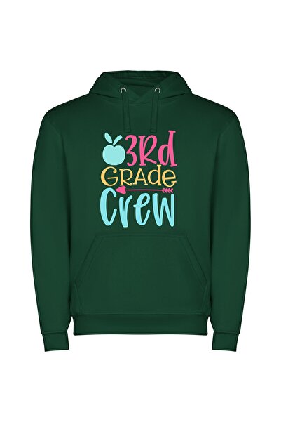 iLovePrints Grade Crew's Elite Apple Φούτερ με κουκούλα σε χρώμα Πράσινο