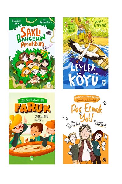 Timaş Çocuk 2 ve 3.Sınıf Okuma Seti Saklı Bahçenin Anahtarı Faruk Sınıftaki G...