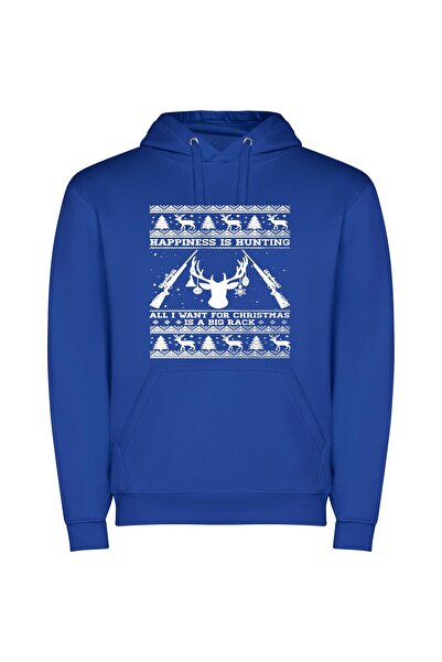 iLovePrints Deer, Rifle, Joy: A Rudolph-Inspired Christmas! Φούτερ με κουκούλ...