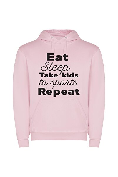 iLovePrints Sleek Sports Night Out Φούτερ με κουκούλα σε χρώμα Ροζ