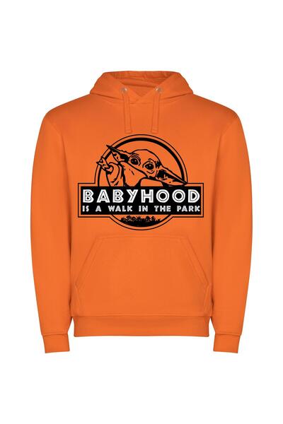 iLovePrints Babyhood in Naboo: A High-Quality Walk Φούτερ με κουκούλα σε χρώμ...