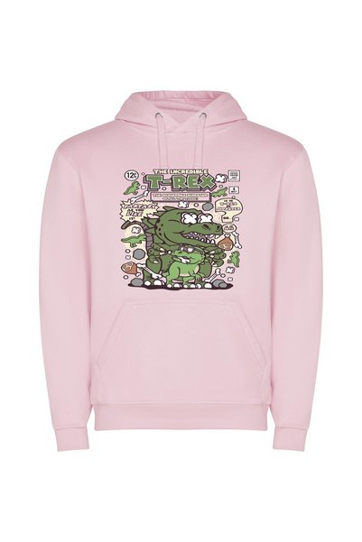 iLovePrints Monstrous Hoppy Tales Φούτερ με κουκούλα σε χρώμα Ροζ