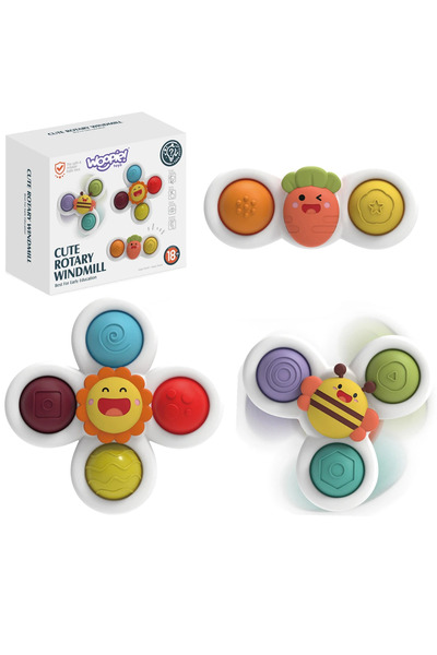 woopie Spinner senzorial educativ pentru bebeluși 3 în 1