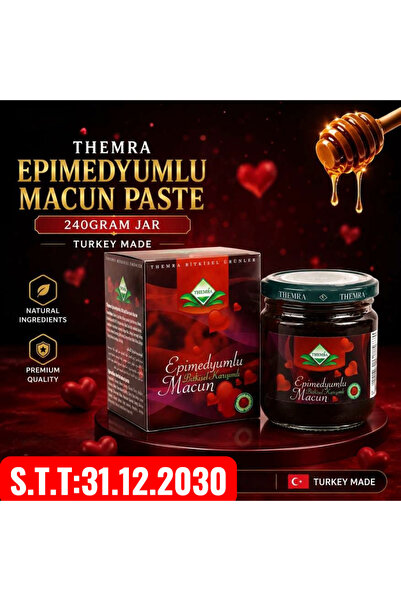 Themra Bal Ginsengli Bitkisel Karışımlı Mesir Epimedyümlü1 Kuvvet Güç Perform...