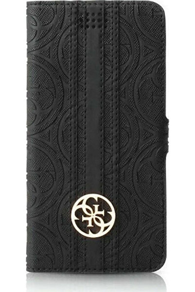 Guess Θήκη Βιβλίου 4G Heritage για συσκευές έως 5.2 " Μαύρο