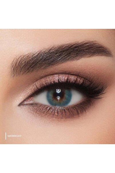 Miss عدسات زخرفية بلون منتصف الليل