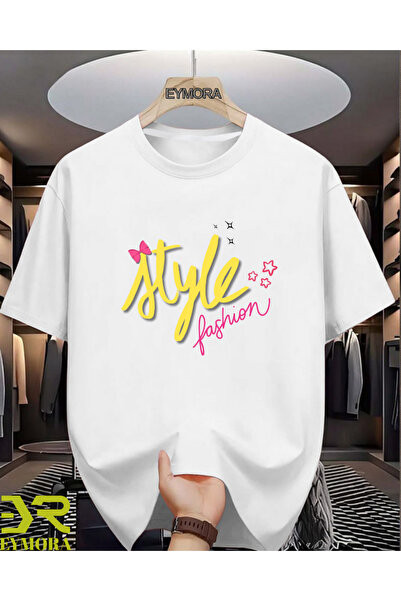 EYMORA Μπλουζάκι Unisex με στάμπα Style Fashion – Μοντέρνο σχέδιο με αισθητικ...