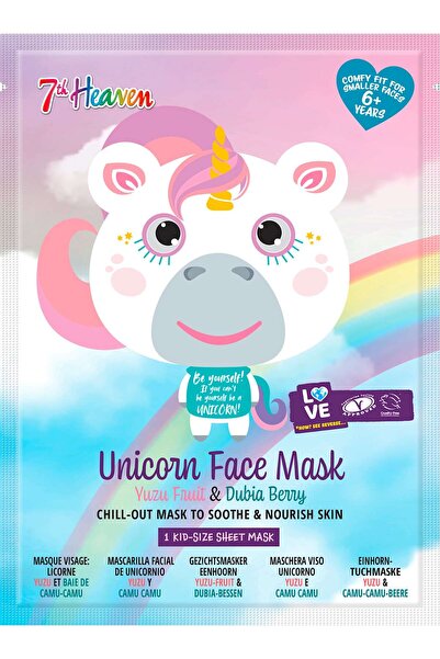 OEM Mască de față unicorn, 1 buc