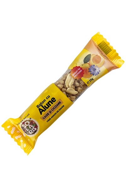Solaris Plant Baton din Alune cu caise si cicoare, 39% continut de nuci, fara...