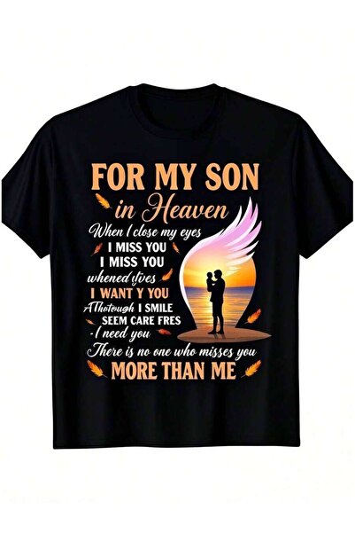135 Memorial VQ58W5 To My Son In Heaven T Mothers Love Comforting Gift Angel ...