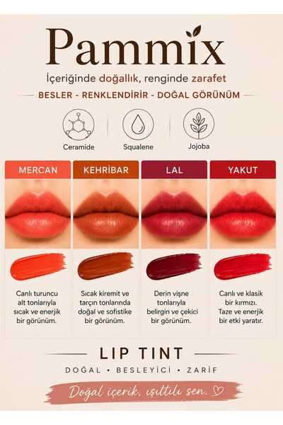 PAMMİX Natural Lip Tint