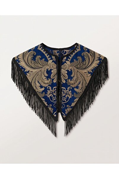 Elit Scarf Elite Tasseled Detail Woven Collar