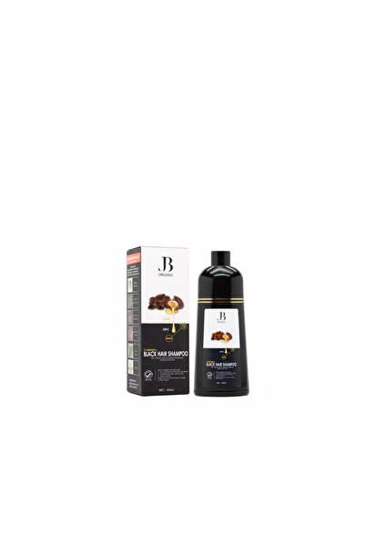 jb organic شامبو صبغة الشعر بزيت الارجان أسود من جي بي اورجانيك - 400 مل