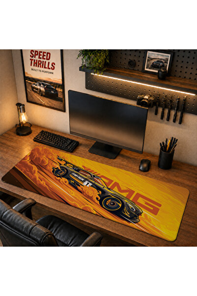 RUGRUMBA DRW1001 40x90cm Gaming Player XL Mousepad cu margini cusute, de dime...