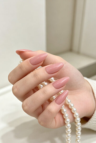 Easy Beauty Kısa Badem Takma Tırnak SMALL 10 Adet Takma Tırnak Seti