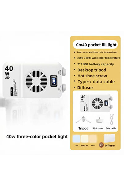 Choice USB Type-C CM-40 Portable LED Mini Fill Light Photography Light Sunset...