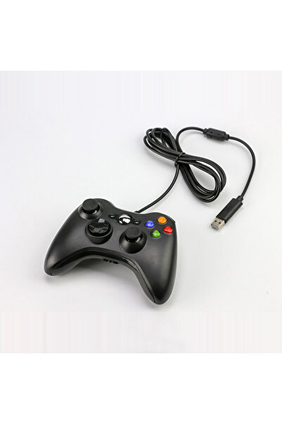 Choice1 black Wired Game Controller for Xbox 360 with Dual-Vibration Joystic ...
