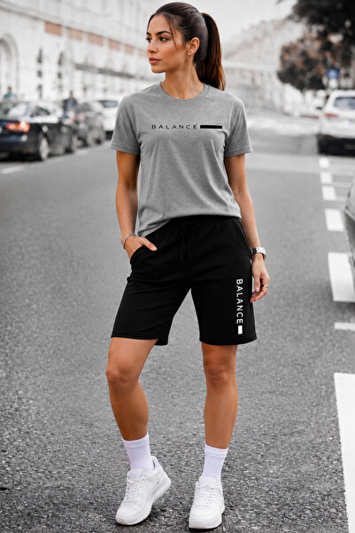 CLOTHES33 T-Shirt Shorts 2-Piece Combination Thin, Sweat-Proof Women'S/Men's ...