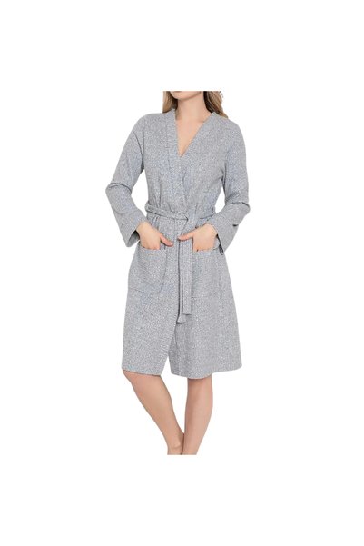 CONFEO 840-644 Women's Winter Corduroy Dressing Gown