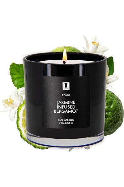 Lulu Candles |   تبغ وتوابل وفانيليا |   شمعة فاخرة معطرة من الصويا في وعاء ز...