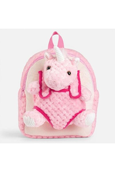 OEM Rucsac de pluș unicorn roz pentru copii