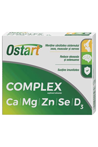 OEM Ostart Complex Ca + Mg + Zn + Se + D3, 20 pcs