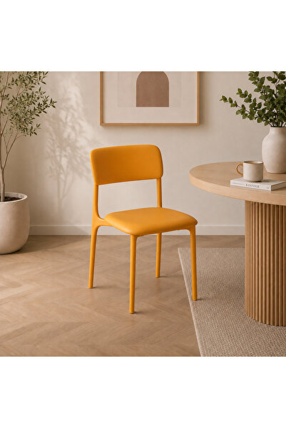 N.zone Modern Minimalist Design Dining Chair with Comfortable Padded Seat and...