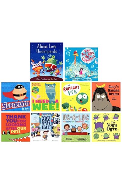 Generic (Unbranded) Giggles Galore Collection Illustrated 10 Picture Books Set