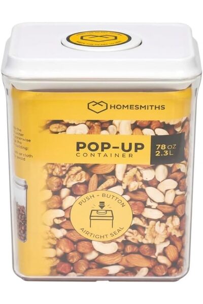 Homesmiths Airtight 2.3 Liter Rectangle Food Popup Container