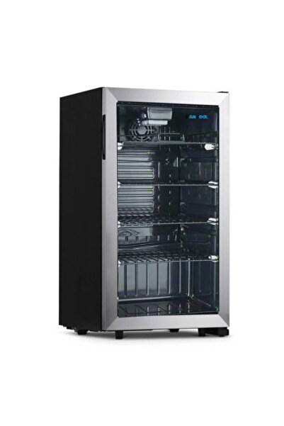 Ban ثلاجة عرض بانكول تبريد 92لتر اسود باب استيل LSC105F BLACK S