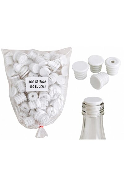 OEM Dopuri spiralate pentru sticle – Set de 100 de bucăți, Sigiliu etanș
