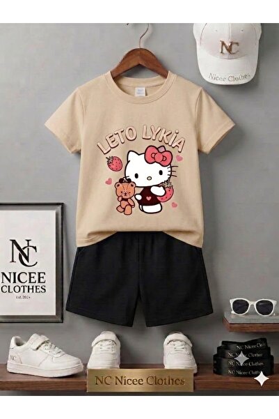 Leto Lykia Summer Children's T-Shirt Shorts Unisex (Double Printed)