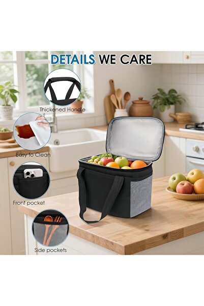 KASTWAVE Reusable Insulated Lunch Bag for Men and Women – Durable Thermal Lun...