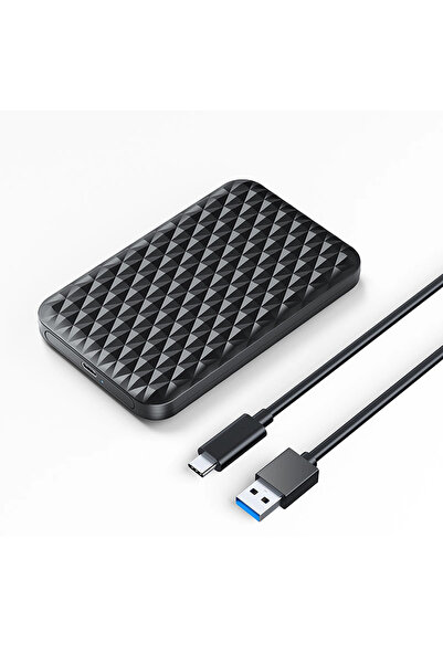 Orico Carcasă pentru disc HDD/SSD de 2.5 inch, pentru USB-C 5Gb/s, cu funcție...