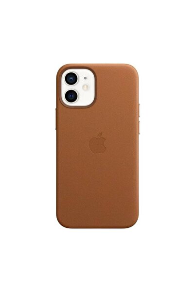 Apple Γνήσια Θήκη Silicone Case with MagSafe Saddle Brown iPhone 12 Mini MHK9...