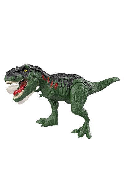 OEM Figurină de acțiune T-Rex Dino cu sunet și lumină, 36cm - Detalii verzi, ...
