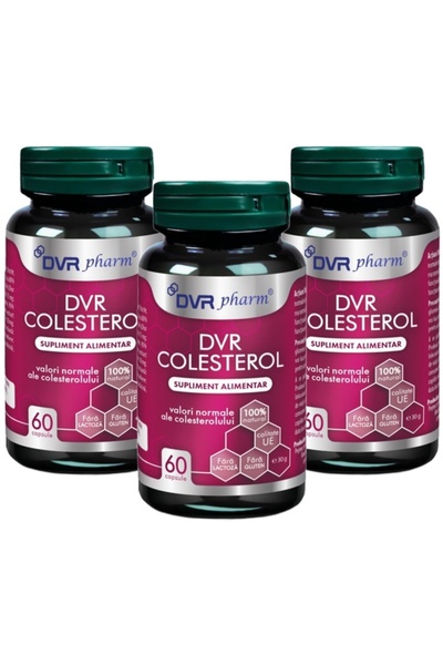 DVR Pharm Pachet DVR , mentine valorile normale ale colesterolului si triglic...