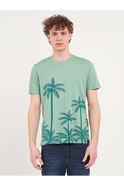 Kenvelo - Tricou barbat cu maneca scurta si imprimeu grafic
