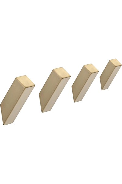 STARSTAR Heavy-duty bathroom towel hook set (4-pack), brushed gold