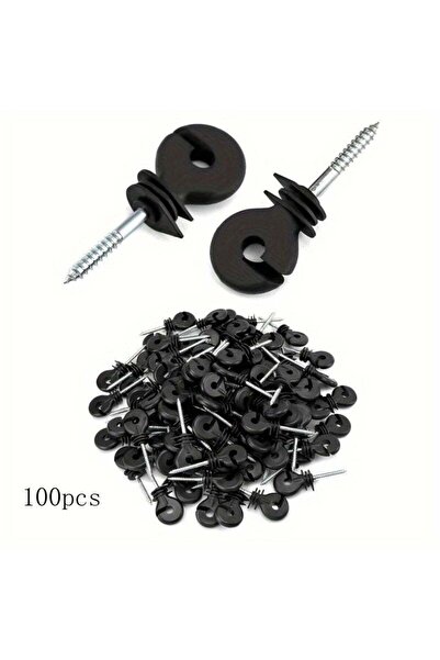 STARSTAR 100 electric fence insulators, insulating screws, and nails for pre-...