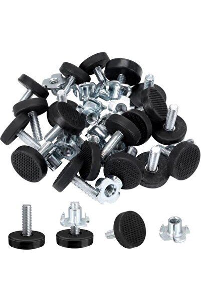 STARSTAR set of 16 height-adjustable leveling feet - M6 thread - suitable for...