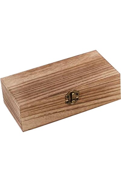 STARSTAR Vintage-style wooden storage box with lid, decorative wooden gift bo...