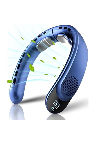 Morvena Picks Ventilator reîncărcabil pentru gât, ventilator personal cu afiș...