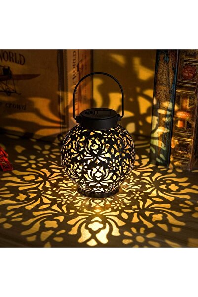 STARSTAR Outdoor solar-powered hanging light with metal LEDs, suitable for ga...