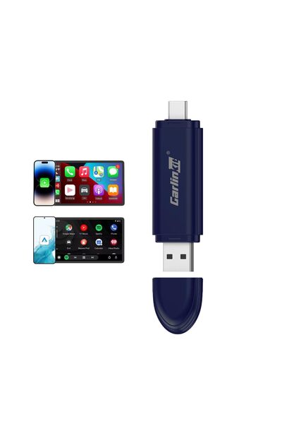 carlinkit Mini SE Pro Kablosuz CarPlay Adaptörü/Kablosuz Android oto Adaptörü...