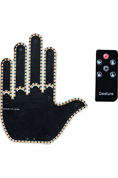 STARSTAR Interactive 203 LEDs Amber Car Gesture Indicator Light 4 Gestures Re...